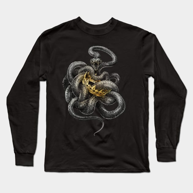 The Crown Long Sleeve T-Shirt by DiegoSpezzoni